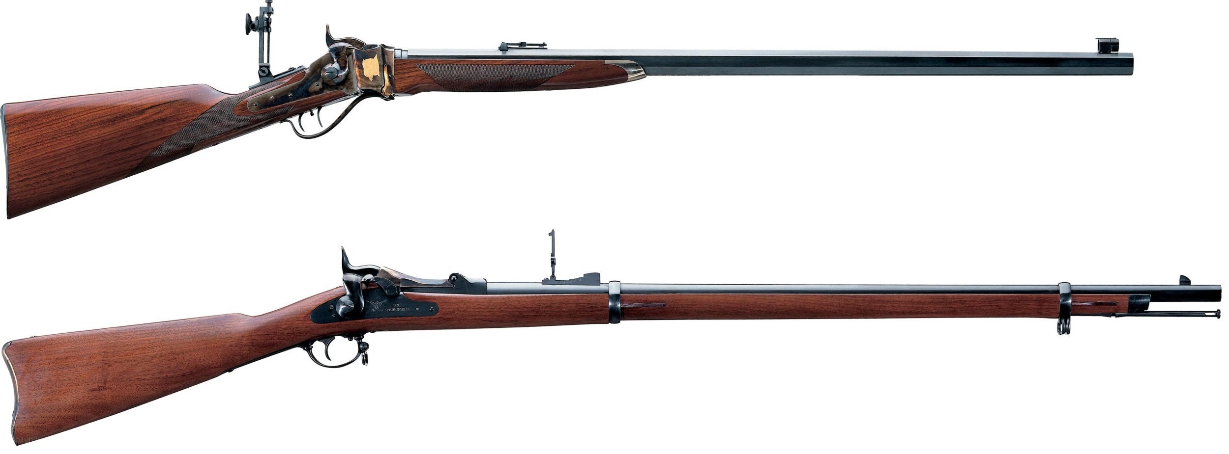 Two vintage rifles