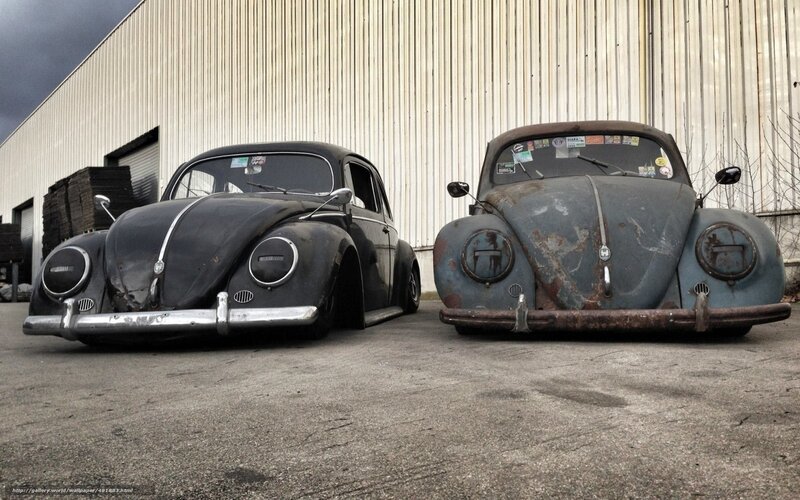 Two Vintage Volkswagens
