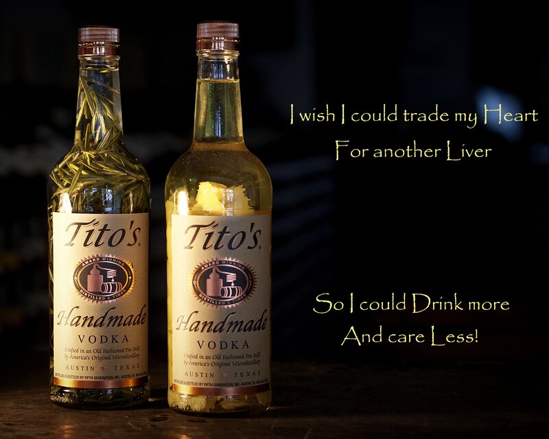 Two Vodka Bottles