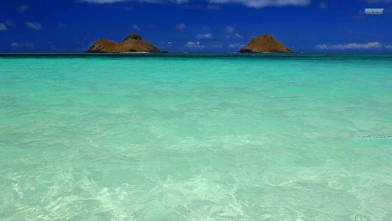 Two Volcanic Islands — Blue