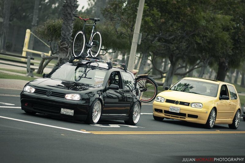Two Volkswagen Golf Cars — Black