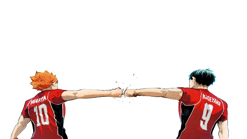 Two Volleyball Players — Red