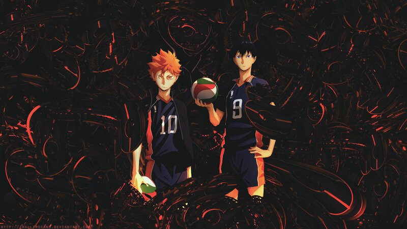 Two Volleyball Players