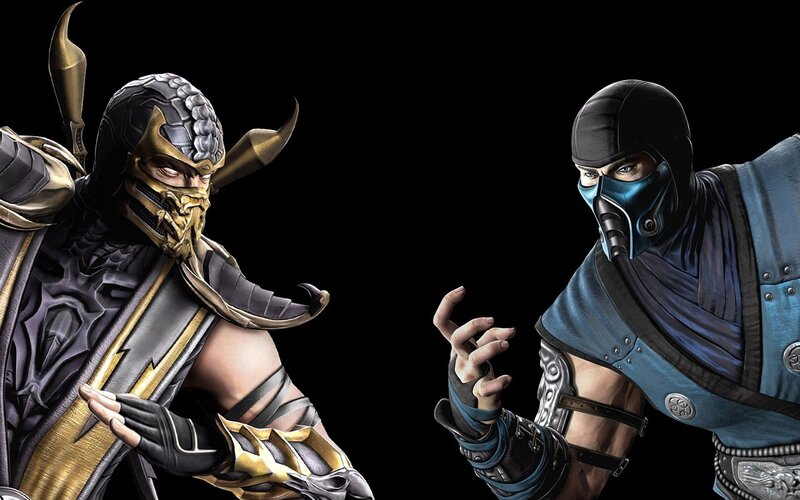 Two Warriors Facing Off — Black, Dramatic, 3d Render, Masks