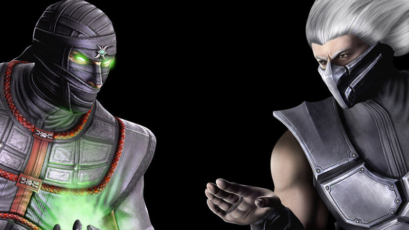 Two Warriors Facing Off — Black, Dramatic, 3d Render