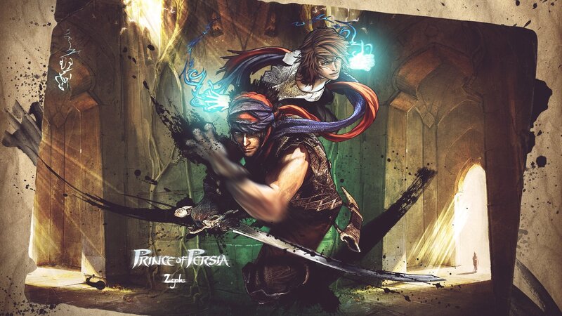 Two Warriors in a Corridor