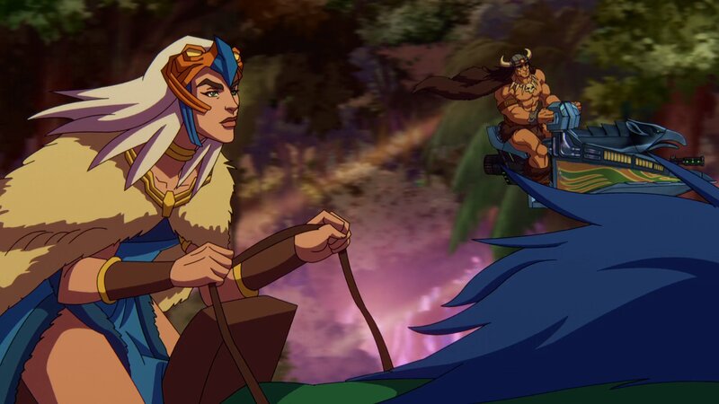 Two Warriors in a Forest