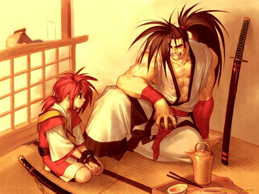 Two warriors in a quiet moment