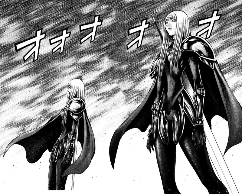 Two warriors in a storm
