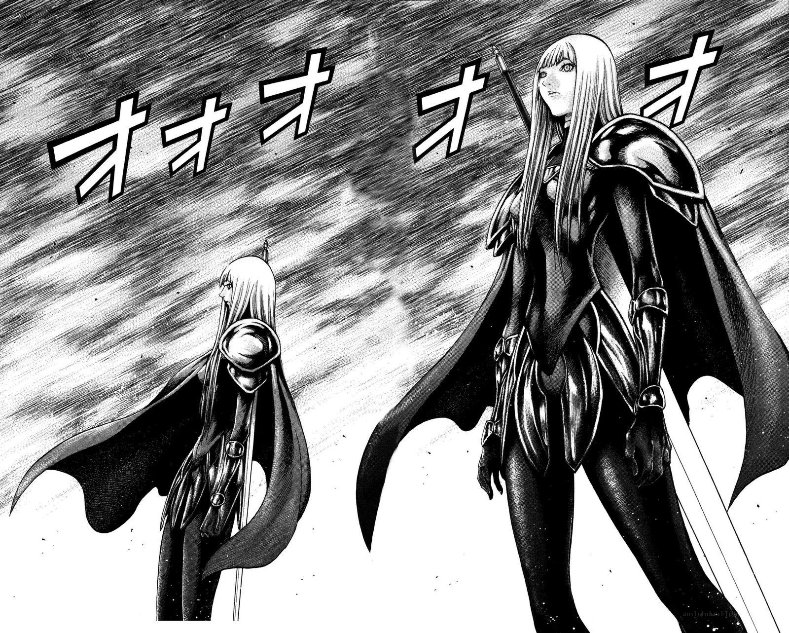Two warriors in a storm