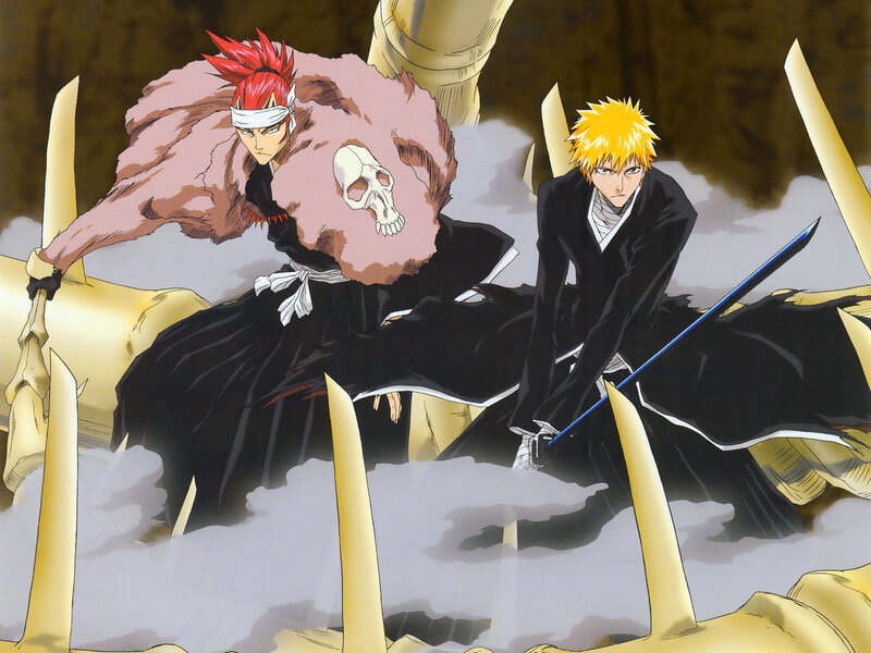 Two Warriors in Battle — Black