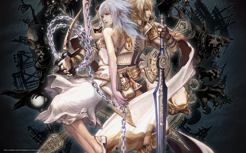 Two Warriors in Battle — White, Dramatic