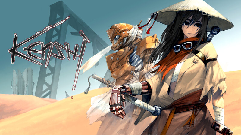 Two Warriors in Desert — Brown