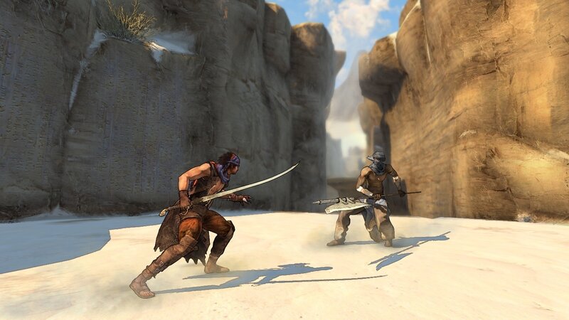 Two Warriors in Desert