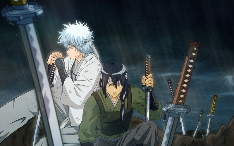 Two Warriors in Rain