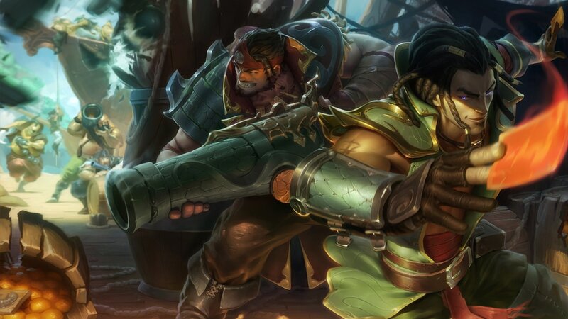 Two Warriors on a Ship