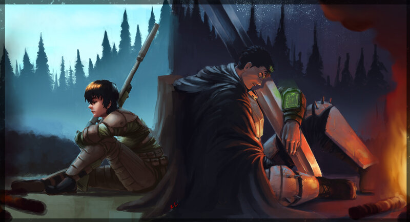 Two Warriors Resting