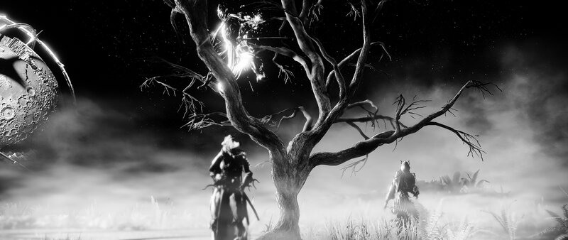 Two Warriors under a Tree