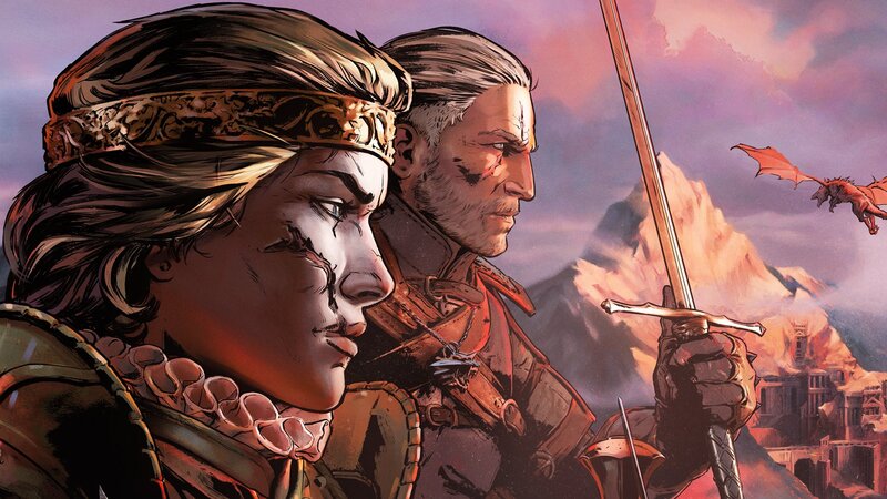 Two Warriors with a Dragon