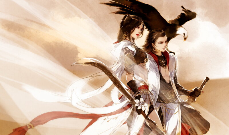 Two Warriors with Eagle
