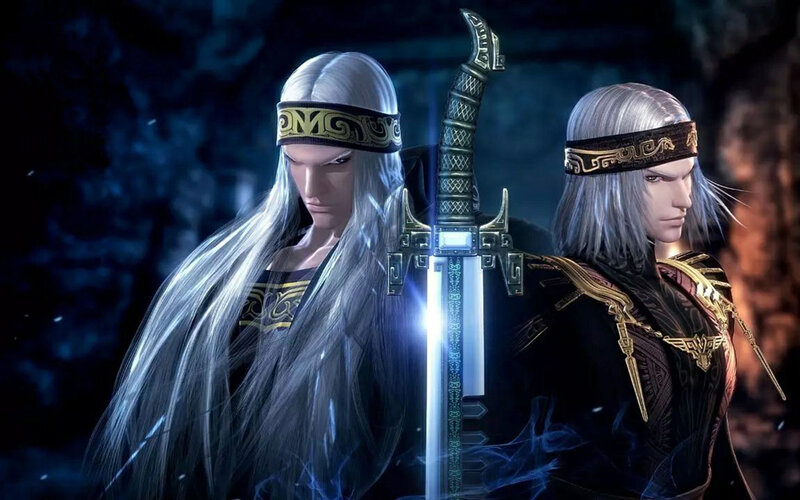 Two Warriors with Sword