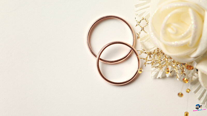 Two Wedding Rings — White