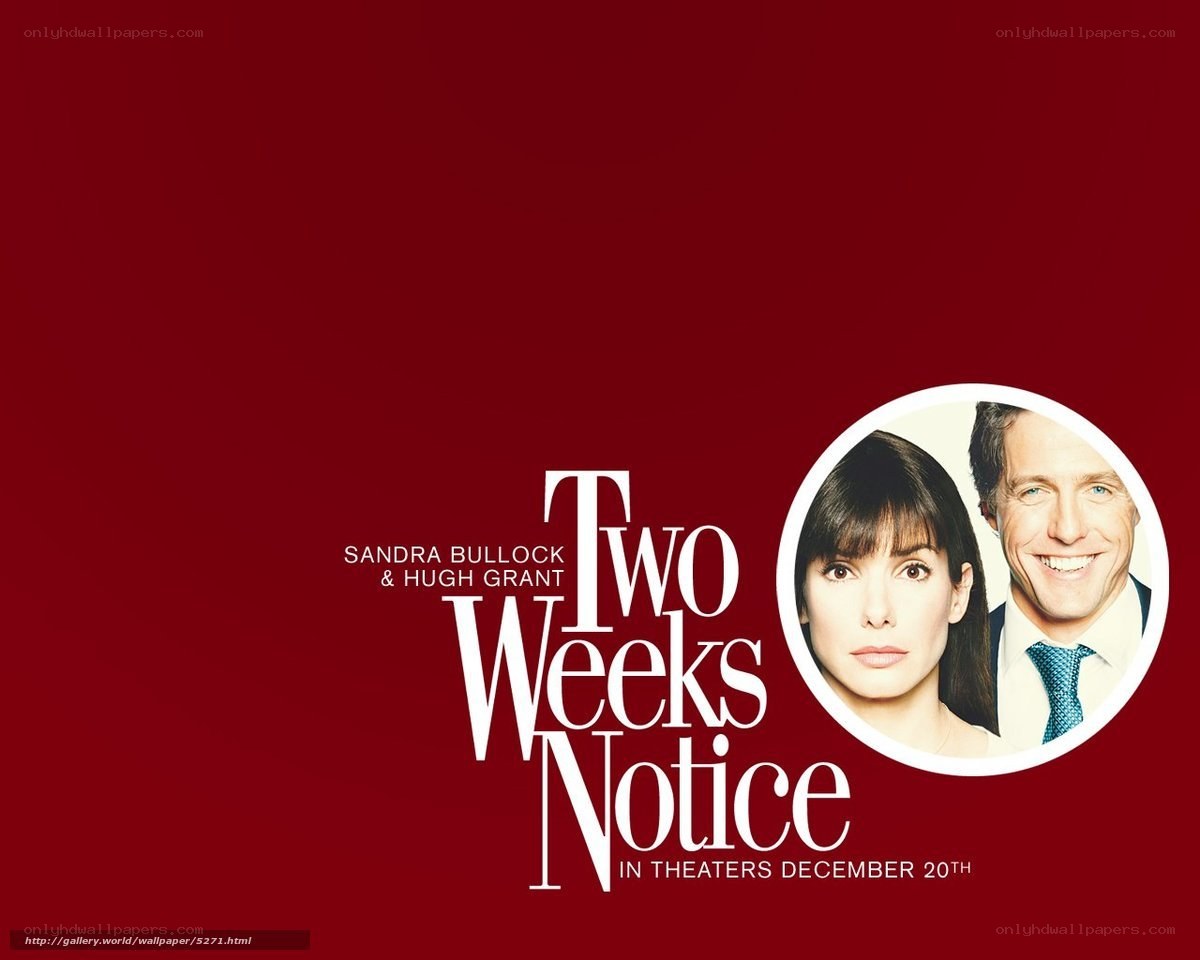Two Weeks Notice movie poster