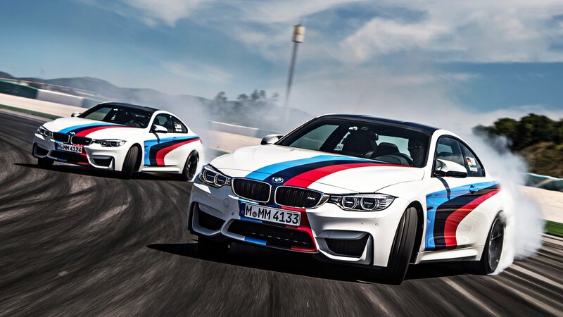 Two White BMW Cars