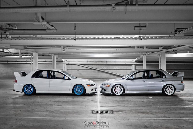 Two White Cars — Dramatic