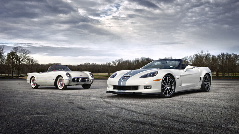 Two White Convertibles — Dramatic