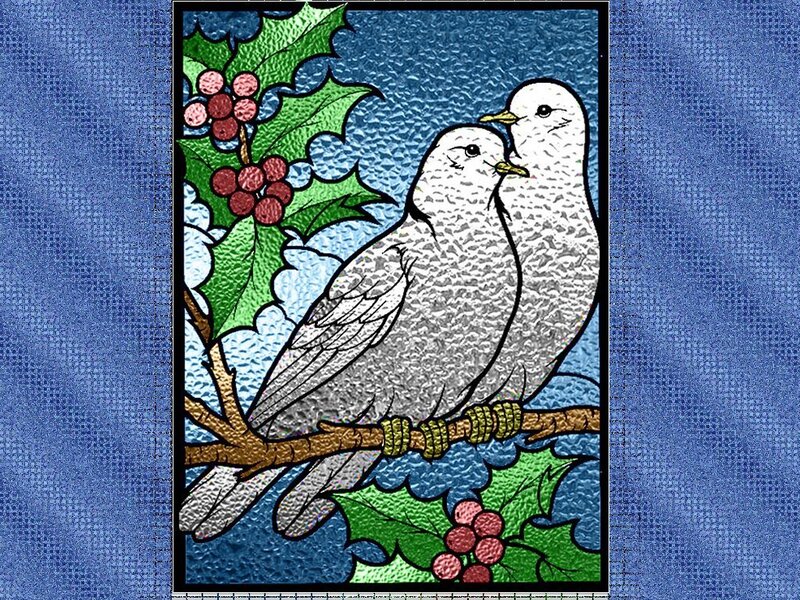 Two White Doves