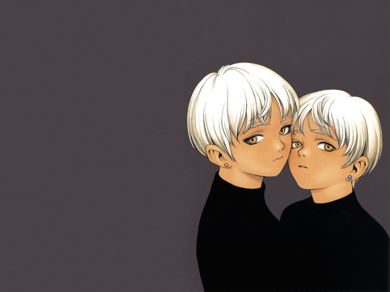 two white-haired figures