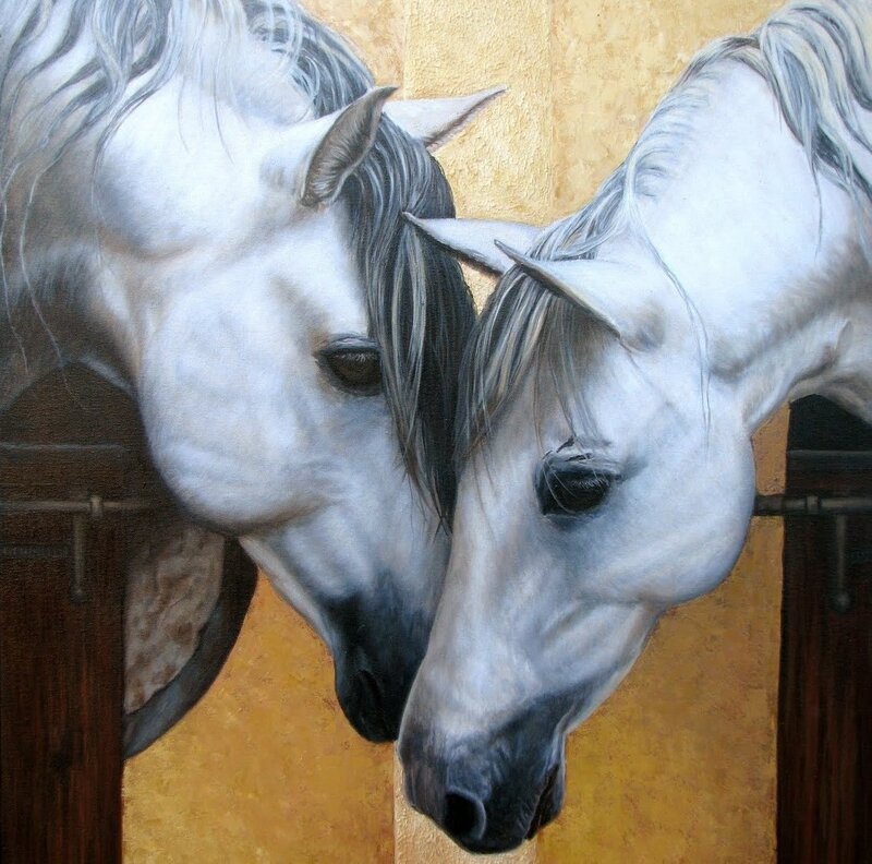 Two White Horses — Calm