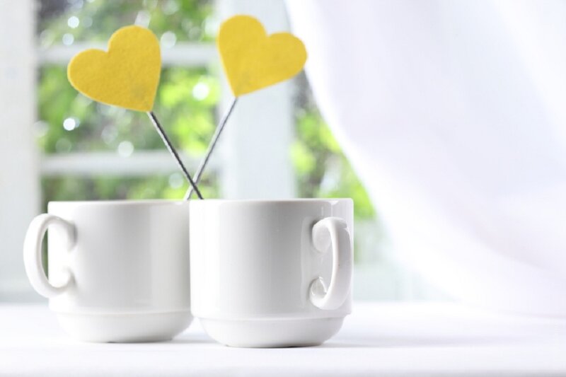 Two White Mugs