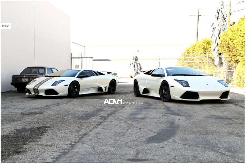 Two White Sports Cars