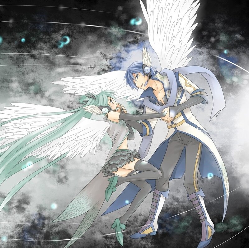 Two Winged Characters