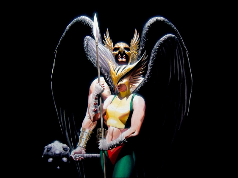Two Winged Figures