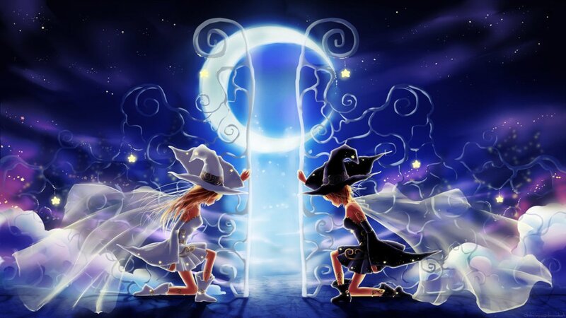 Two Witches at a Portal