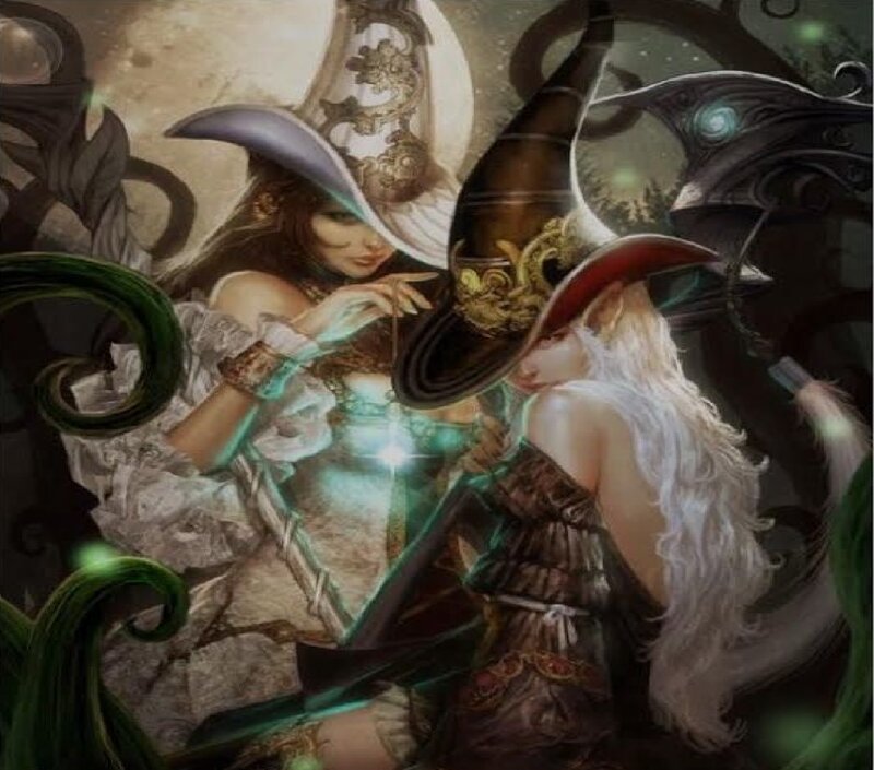 Two Witches in a Forest