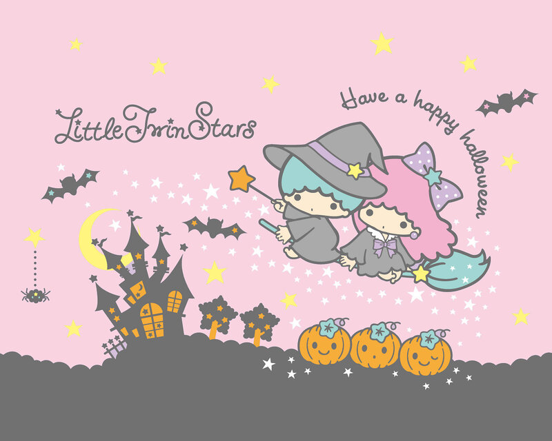 Two Witches on Broomstick — Pink