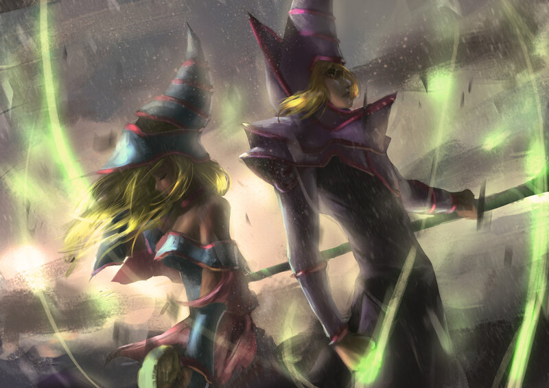 Two Wizards in Battle