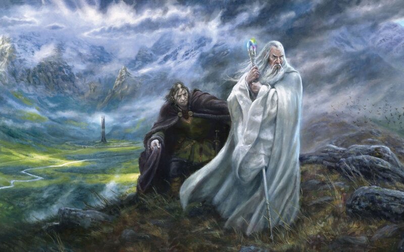 Two Wizards on a Hill