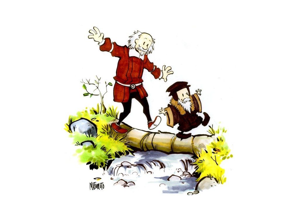 Two Wizards on a Log
