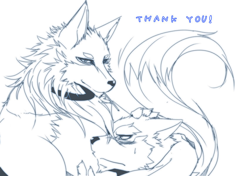 Two Wolf-like Creatures