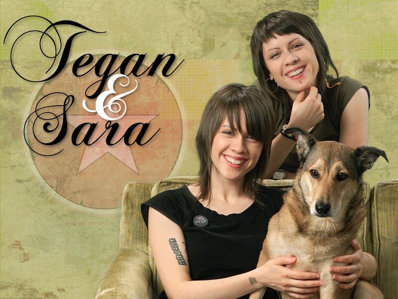 Two Women and a Dog — Green, Friendly