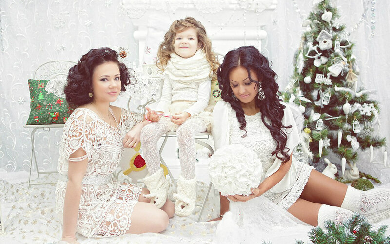 Two Women and a Girl