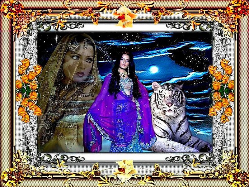 Two Women and a Tiger