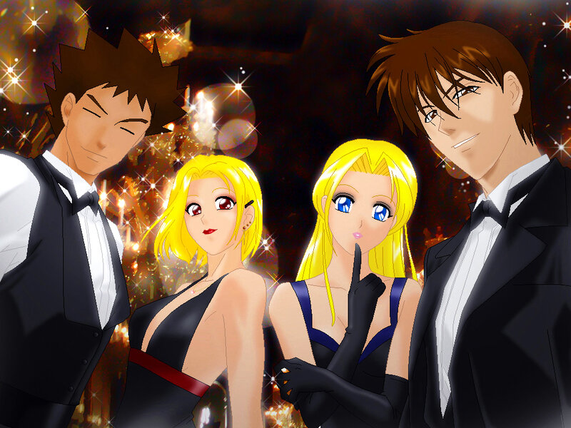 Two Women and Two Men