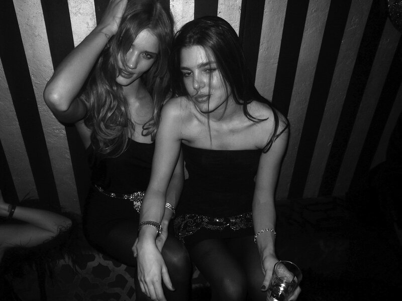Two women at a club