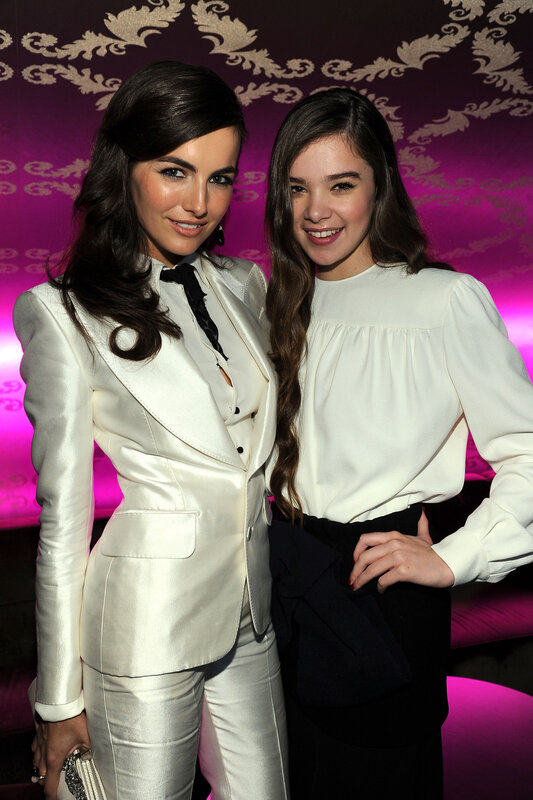 Two women at a fashion event